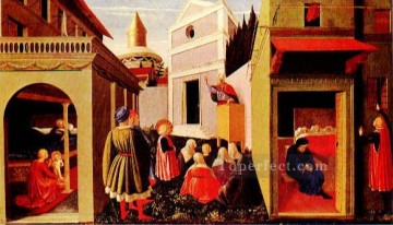 フラ・アンジェリコ Painting - 聖ニコラスの物語 1 ルネサンス フラ アンジェリコ